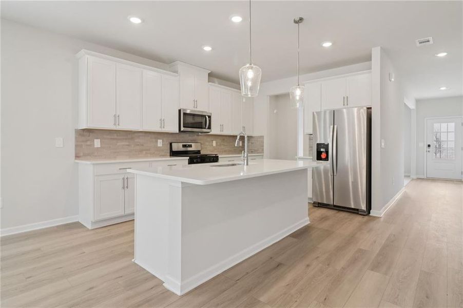 Furnished interior view inside a new home in Harmony Manor, Fairburn (Image 18).