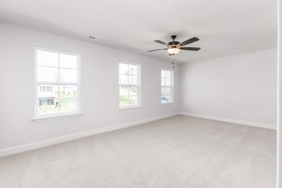 Representative unfurnished interior of a home built from the Kendall by Keystone Homes NC in Royal Pines, Trinity (Image 22).