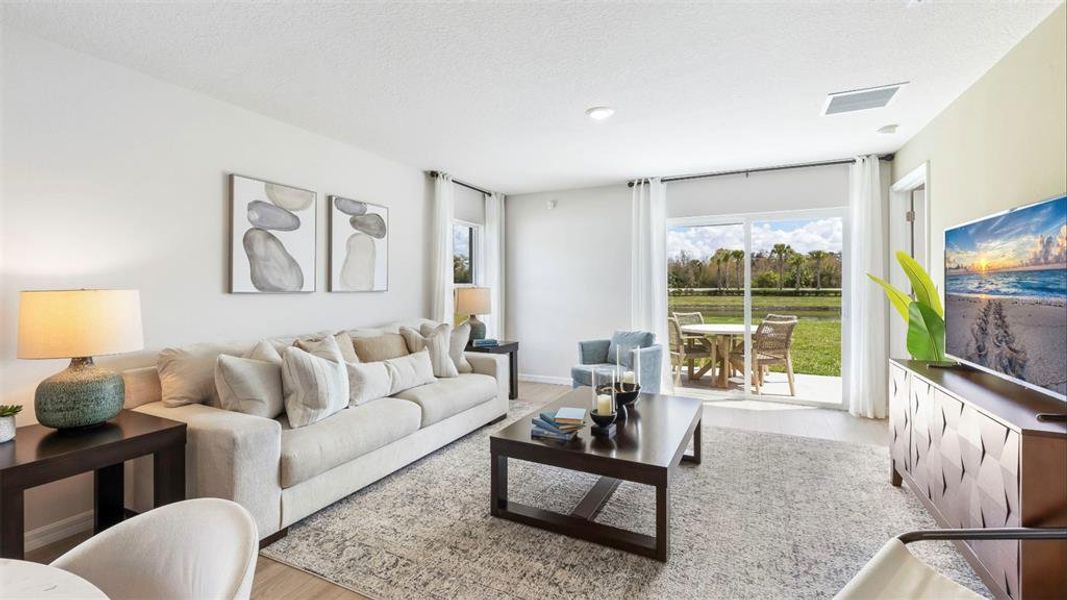 Furnished interior view inside a new home in Oakfield Lakes, Parrish (Image 10).
