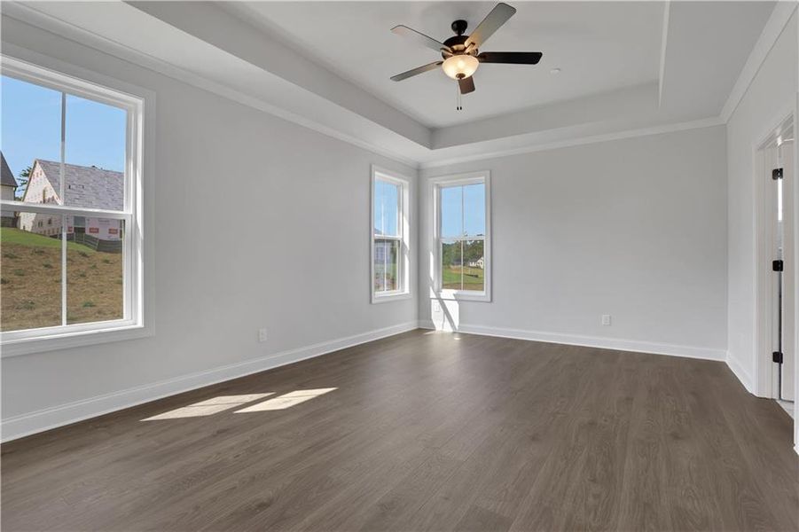 Spacious, unfurnished interior of a new home in Gatherings® at GreenHouse, Marietta (Image 25).