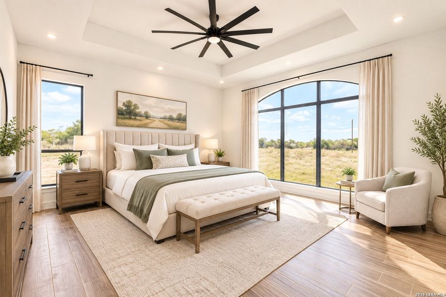 Furnished interior view inside a new home in , Floresville (Image 11).