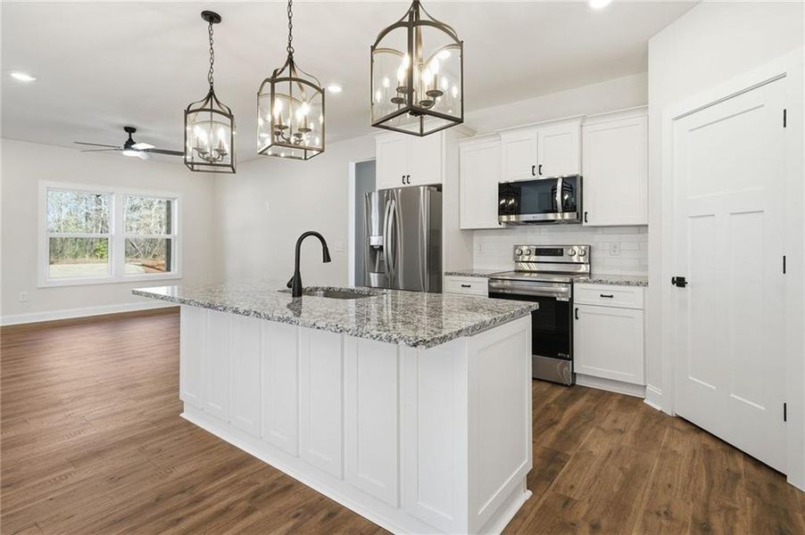 Furnished interior view inside a new home in , Ball Ground (Image 12).