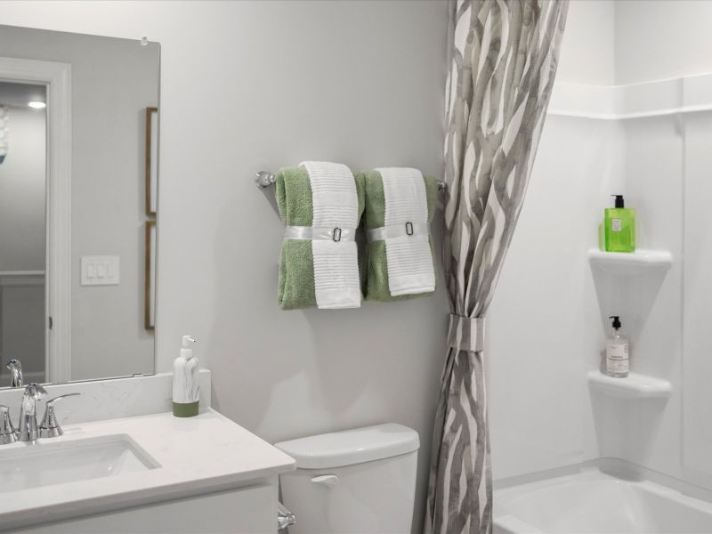 Furnished interior view inside a new home in Valentine Townes, Greer (Image 10).