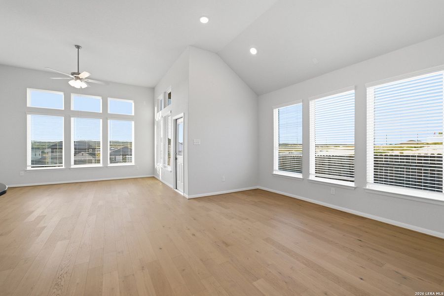 Spacious, unfurnished interior of a new home in The Woodlands at Medina Hills, Mico (Image 15).