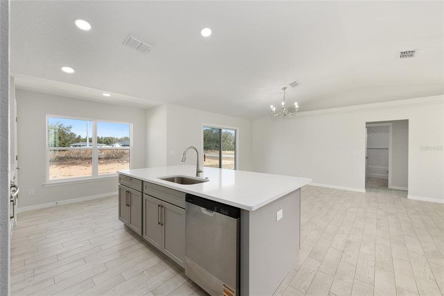 Furnished interior view inside a new home in , Ocala (Image 5).