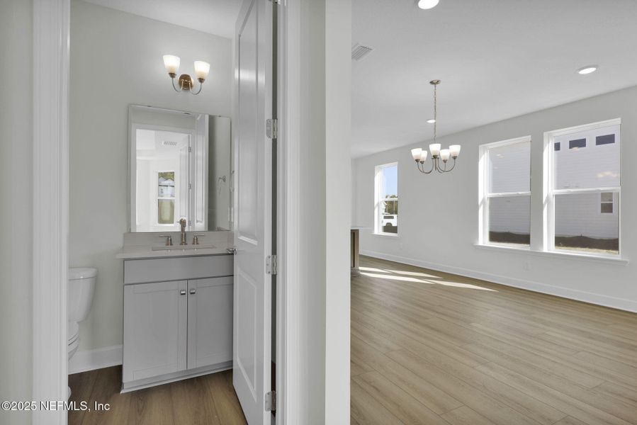 Furnished interior view inside a new home in Seabrook Village at Seabrook, Ponte Vedra (Image 14).