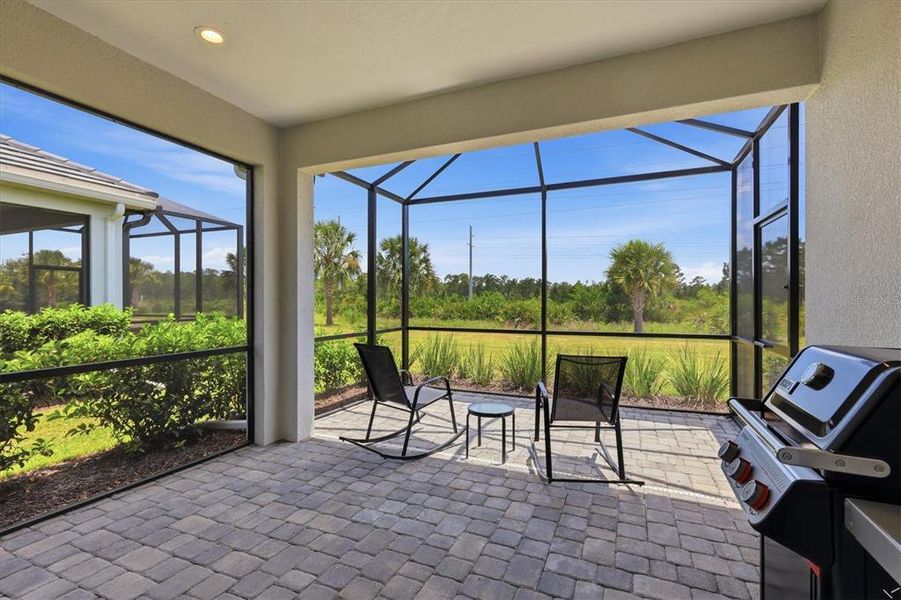 Exterior details and patio area of a home in Windward, Lakewood Ranch (Image 4). Exterior details and patio area of a home in Windward, Lakewood Ranch (Image 4).