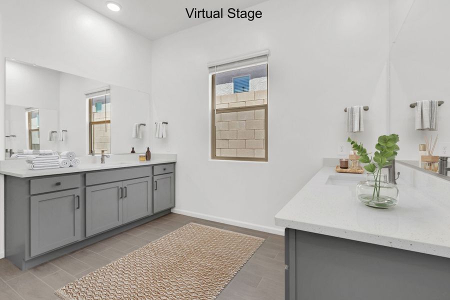 Furnished interior view inside a new home in Saguaro Reserve II, Marana (Image 10). Furnished interior view inside a new home in Saguaro Reserve II, Marana (Image 10).