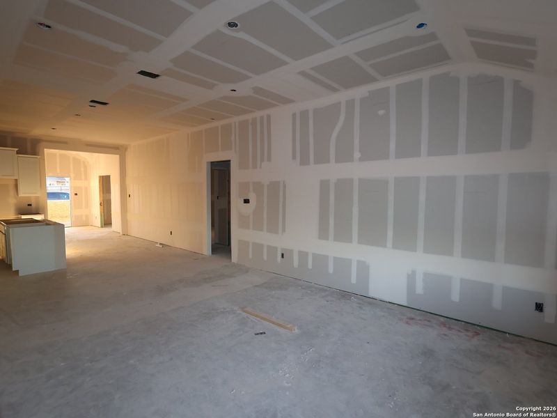 In-progress construction of a new home in Cinco Lakes, San Antonio, TX (Image 25).