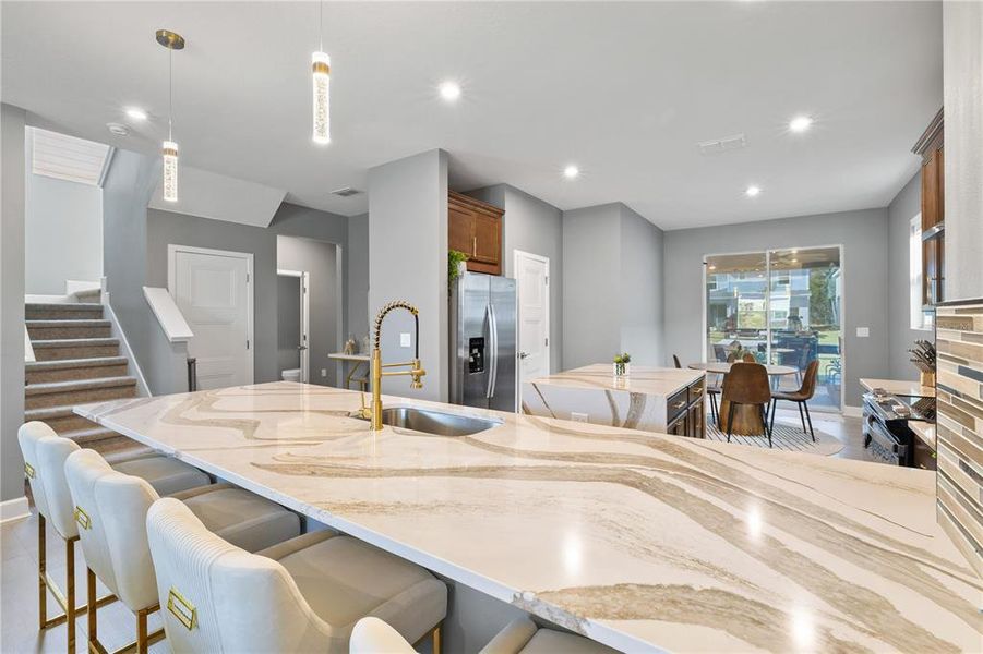 Furnished interior view inside a new home in , Orlando (Image 11).