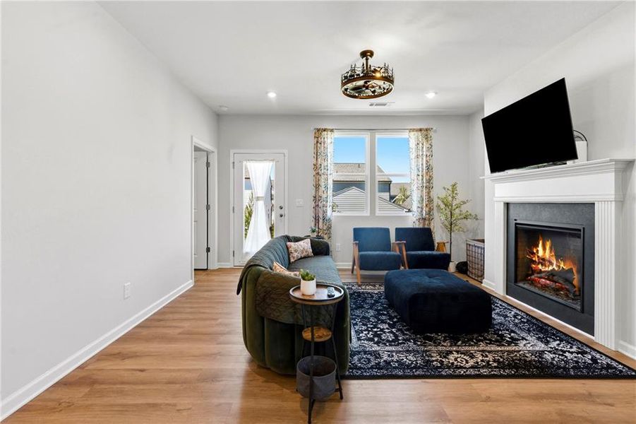 Furnished interior view inside a new home in Annsbury Park, Lilburn (Image 19).