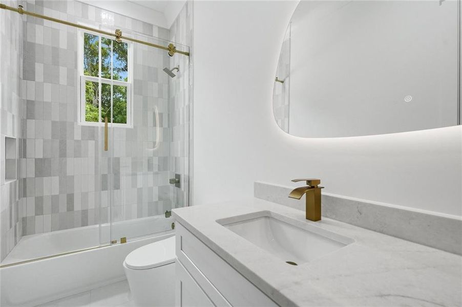 Furnished interior view inside a new home in , Buford (Image 17).