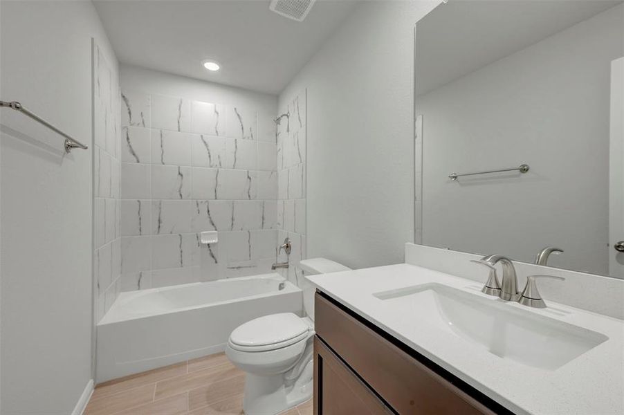 Furnished interior view inside a new home in Kings Way, Denton (Image 6). Furnished interior view inside a new home in Kings Way, Denton (Image 6).