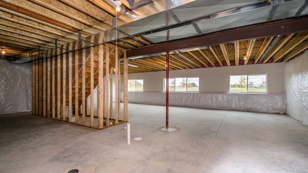 Construction in progress for homes built from the The Abington by Norfolk Homes in Valleys, Jackson, MI (Image 86).