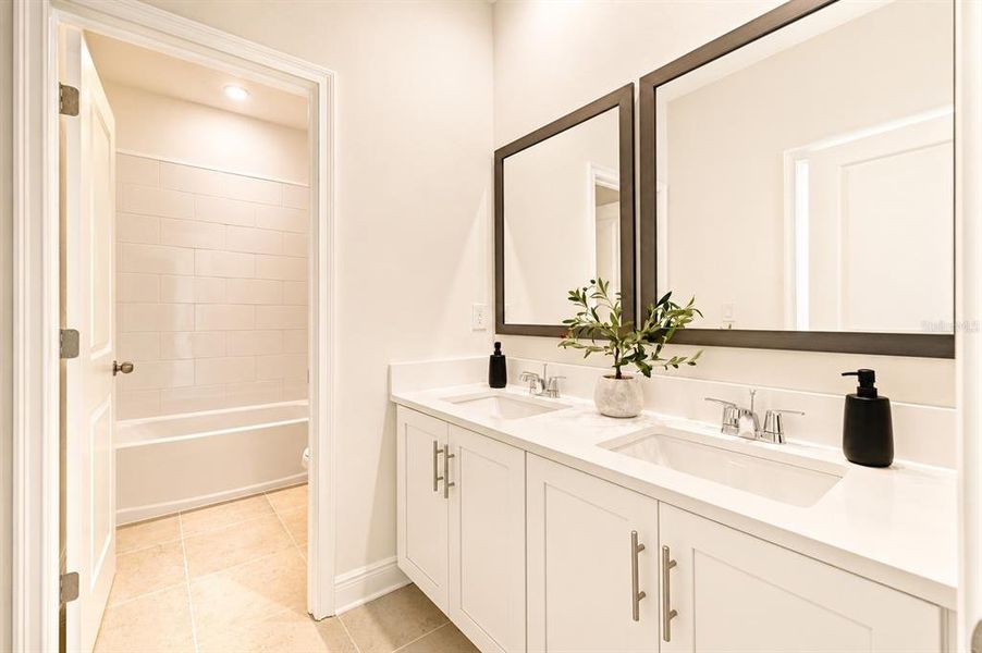 Furnished interior view inside a new home in , Tampa (Image 43).