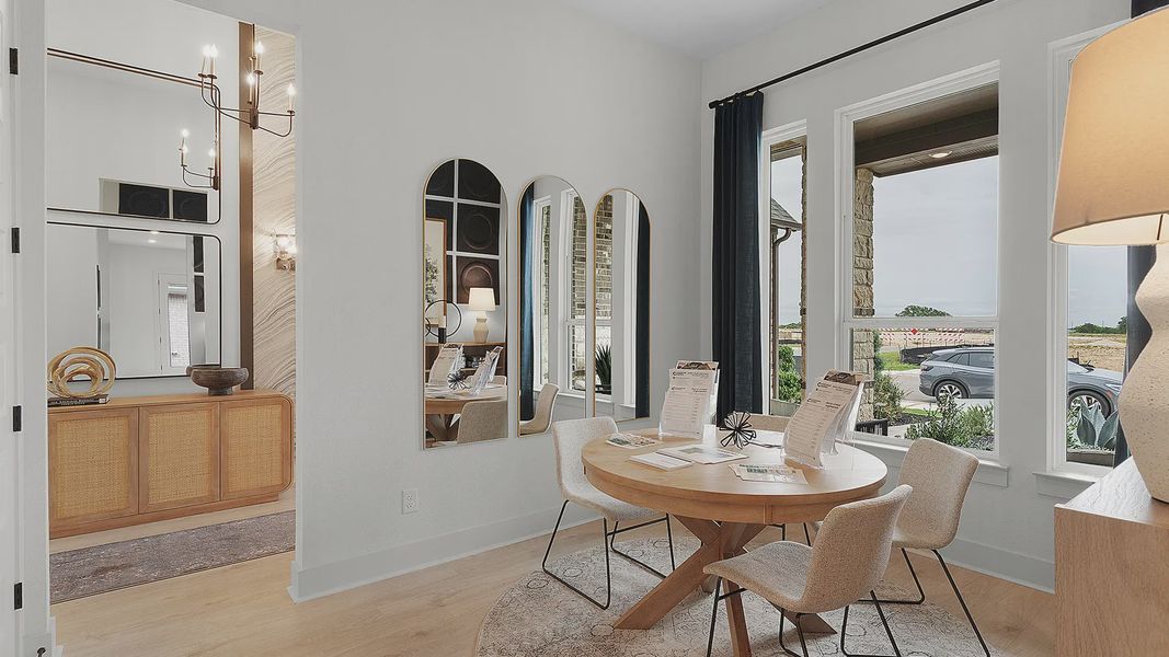 Representative furnished interior of a home built from the Malani by Chesmar Homes in Berry Creek Highlands, Georgetown (Image 13).