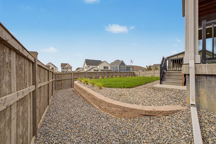 Exterior details and patio area of a home in Westerly, Erie (Image 22). Exterior details and patio area of a home in Westerly, Erie (Image 22).