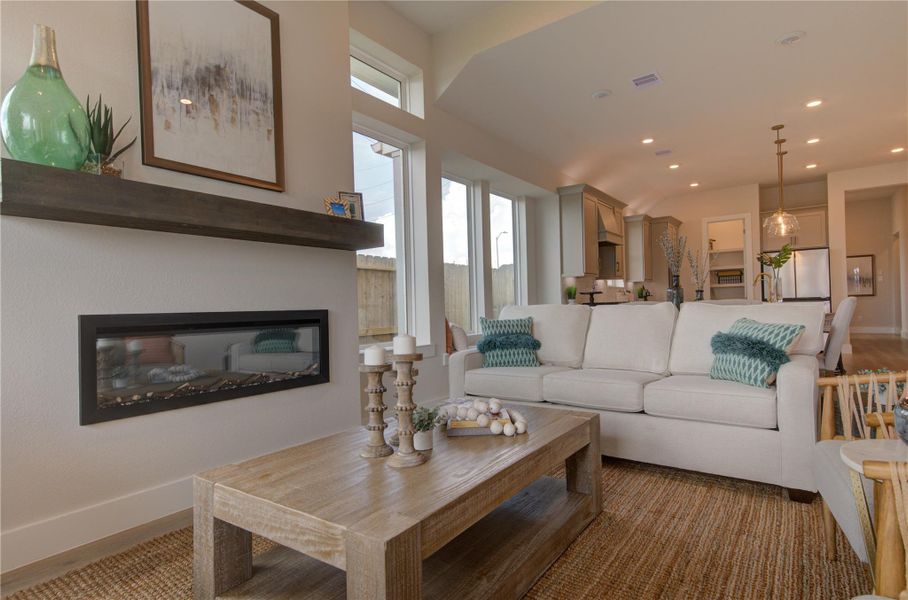 Furnished interior view inside a new home in Jordan Ranch, Katy (Image 18).