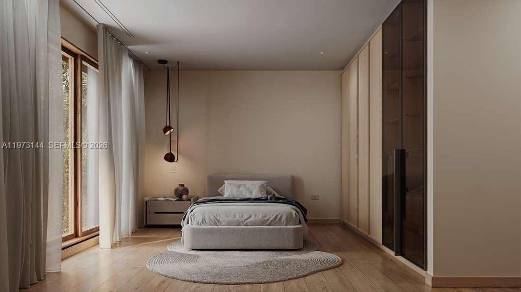 Furnished interior view inside a new home in , Miami (Image 13). Furnished interior view inside a new home in , Miami (Image 13).