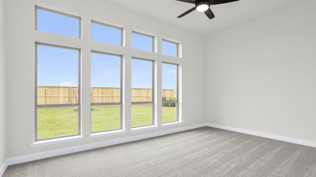 Spacious, unfurnished interior of a new home in Legacy Prairie at Katy Court, Katy (Image 20).