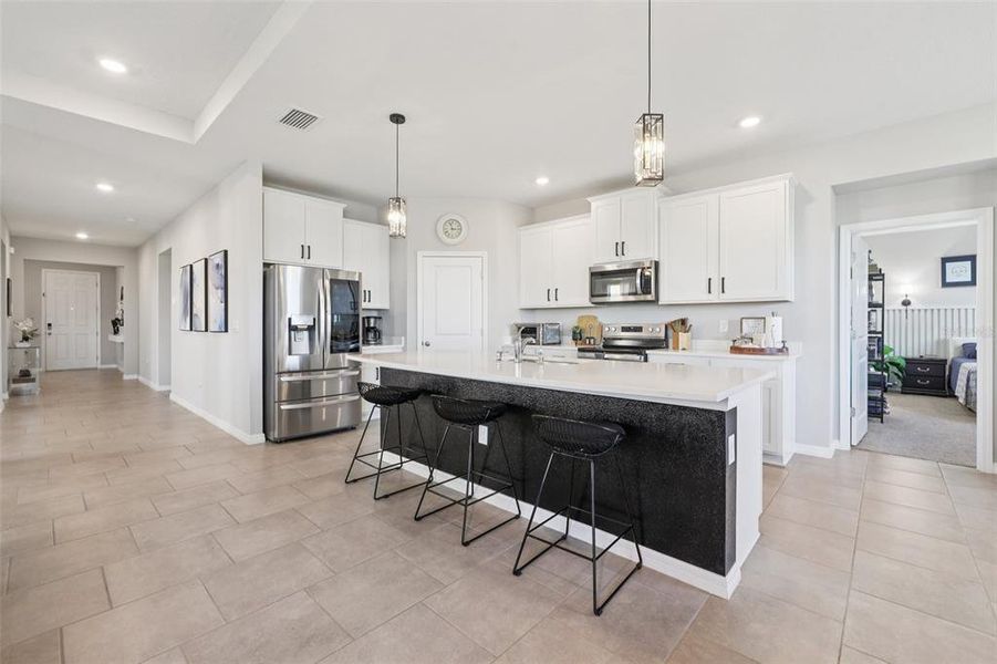 Furnished interior view inside a new home in , San Antonio (Image 38). Furnished interior view inside a new home in , San Antonio (Image 38).