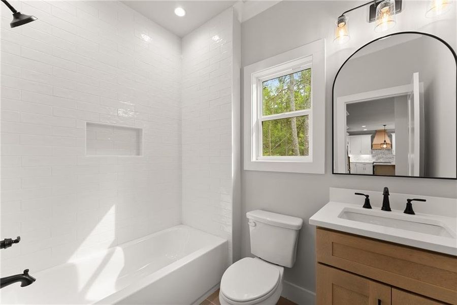 Furnished interior view inside a new home in , Dawsonville (Image 11). Furnished interior view inside a new home in , Dawsonville (Image 11).