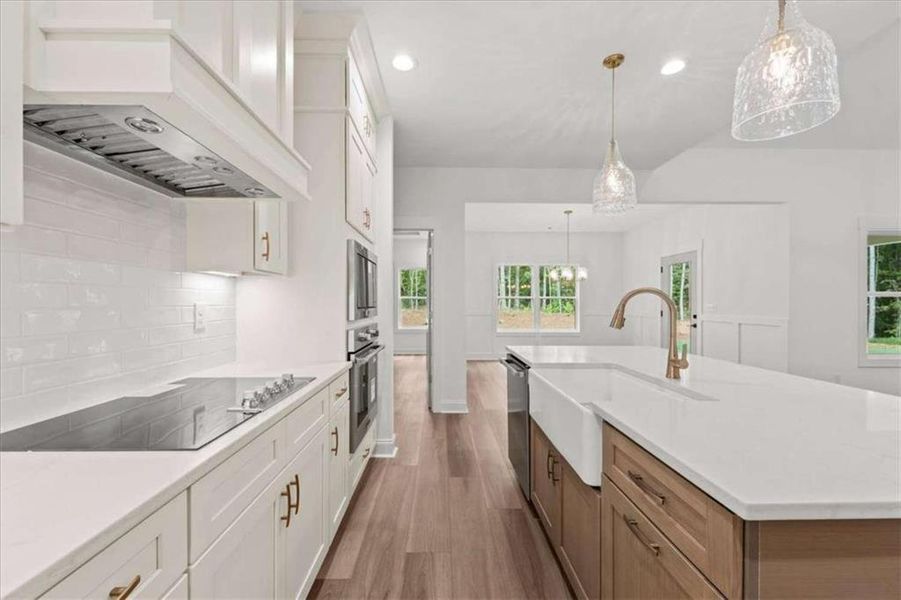 Furnished interior view inside a new home in , Covington (Image 8).