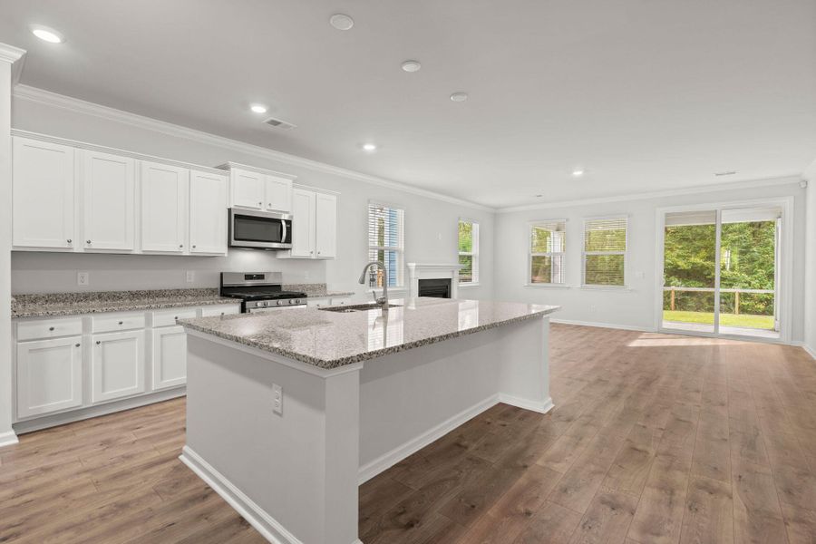 Furnished interior view inside a new home in The Ponds, Summerville (Image 8).