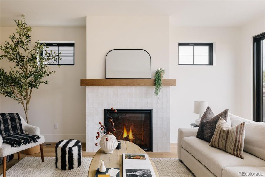 Furnished interior view inside a new home in , Denver (Image 9). Furnished interior view inside a new home in , Denver (Image 9).
