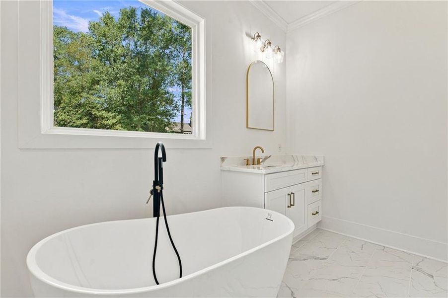 Furnished interior view inside a new home in , Decatur (Image 10).