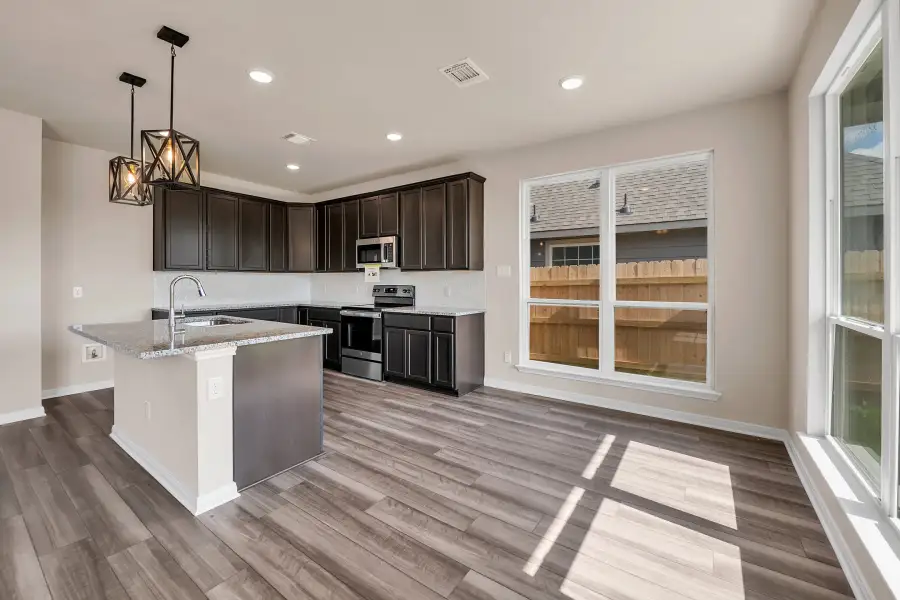 Furnished interior view inside a new home in Rancho San Gabriel, Georgetown (Image 3).