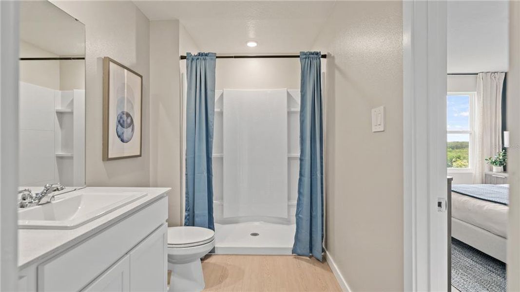 Furnished interior view inside a new home in Crosswinds, Haines City (Image 16).