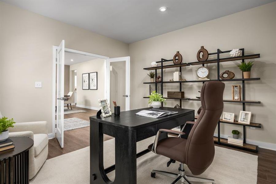 Representative furnished interior of a home built from the Corsica by Ryan Homes in Muirwood, Murfreesboro (Image 16).