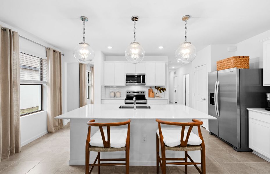 Furnished interior view inside a new home in Caloosa Cove, Labelle (Image 9).