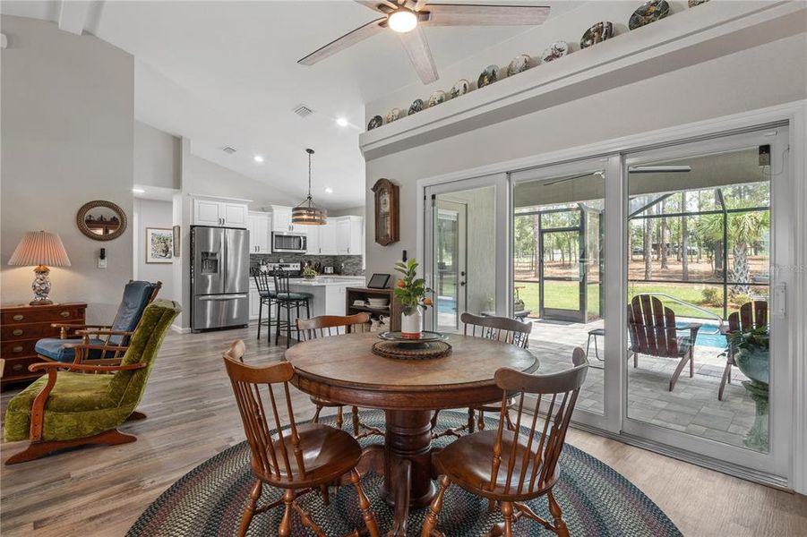 Furnished interior view inside a new home in , Dunnellon (Image 9).