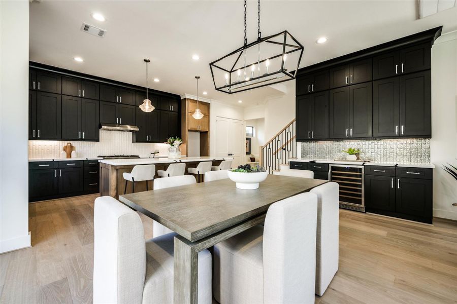 Furnished interior view inside a new home in , Houston (Image 9).