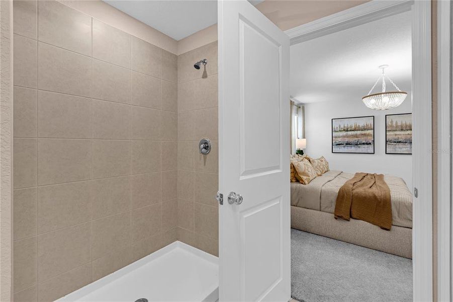 Furnished interior view inside a new home in Rye Ranch, Parrish (Image 12). Furnished interior view inside a new home in Rye Ranch, Parrish (Image 12).