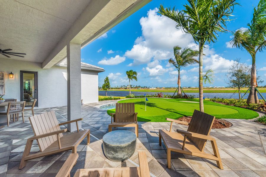 Representative exterior details of a home built from the Madison by GL Homes in Valencia Parc at Riverland, Port St. Lucie (Image 22).
