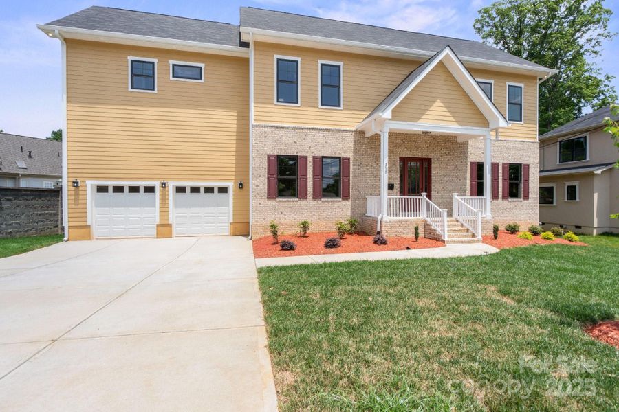 Front exterior of a new home in , Charlotte, NC, highlighting curb appeal (Image 22). Front exterior of a new home in , Charlotte, NC, highlighting curb appeal (Image 22).