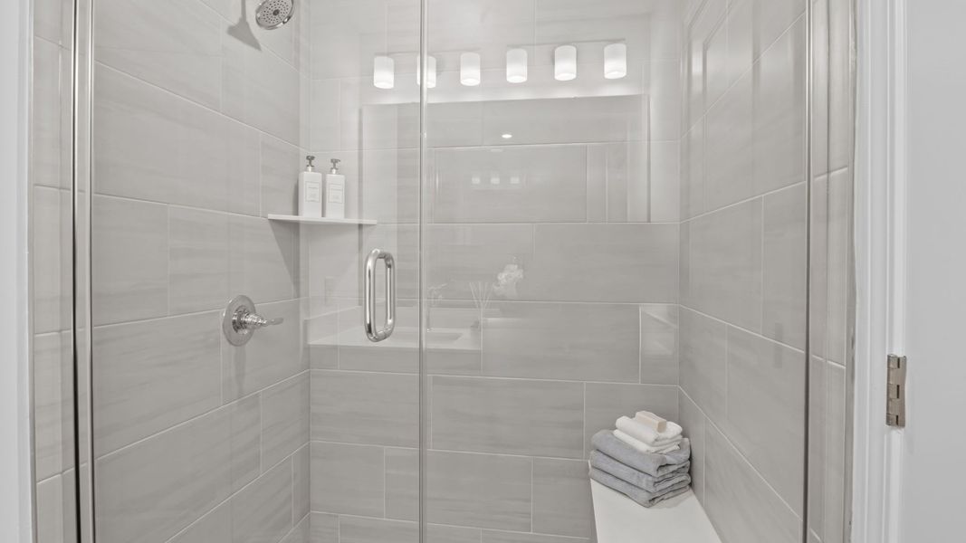 The Litchfield Plan by DBR Homes in Charlotte, NC - Primary Bathroom The Litchfield Plan by DBR Homes in Charlotte, NC - Primary Bathroom