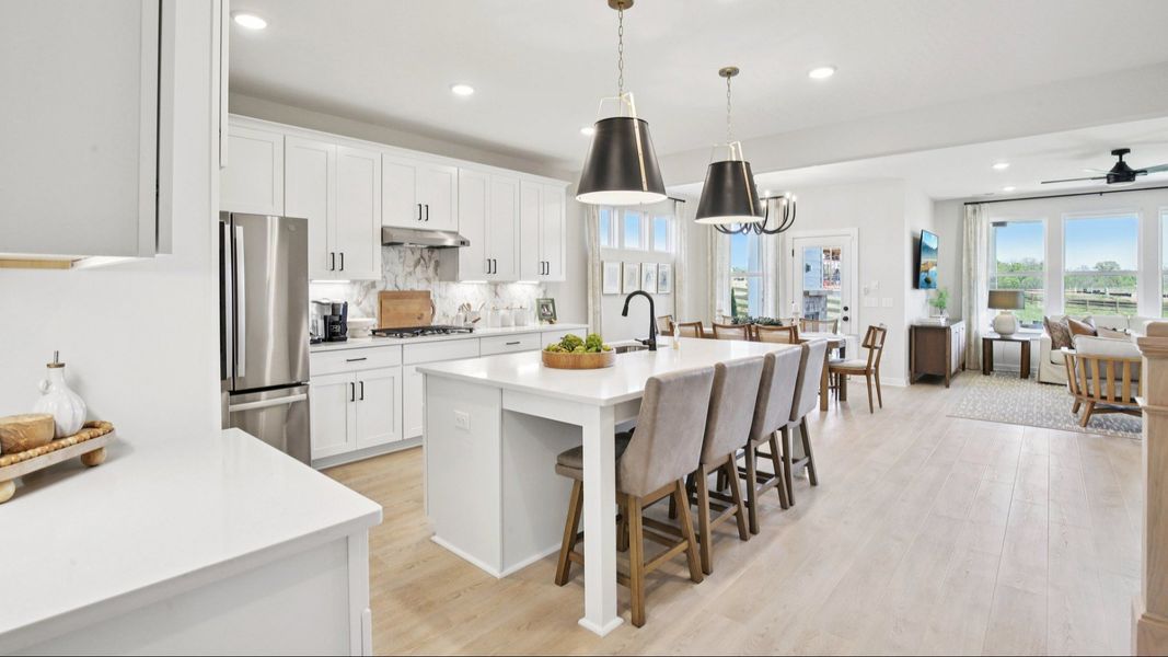 Representative furnished interior of a home built from the Lassiter by DRB Homes in Cottages of Bearwood, Mount Pleasant (Image 16).