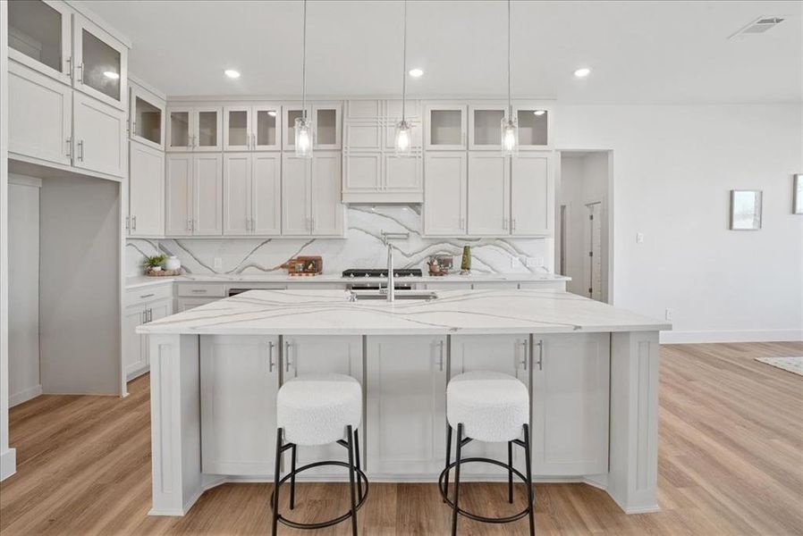 Furnished interior view inside a new home in , Azle (Image 10).