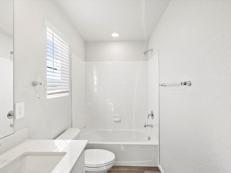 Furnished interior view inside a new home in Paint Brush Hills, Peyton (Image 7).