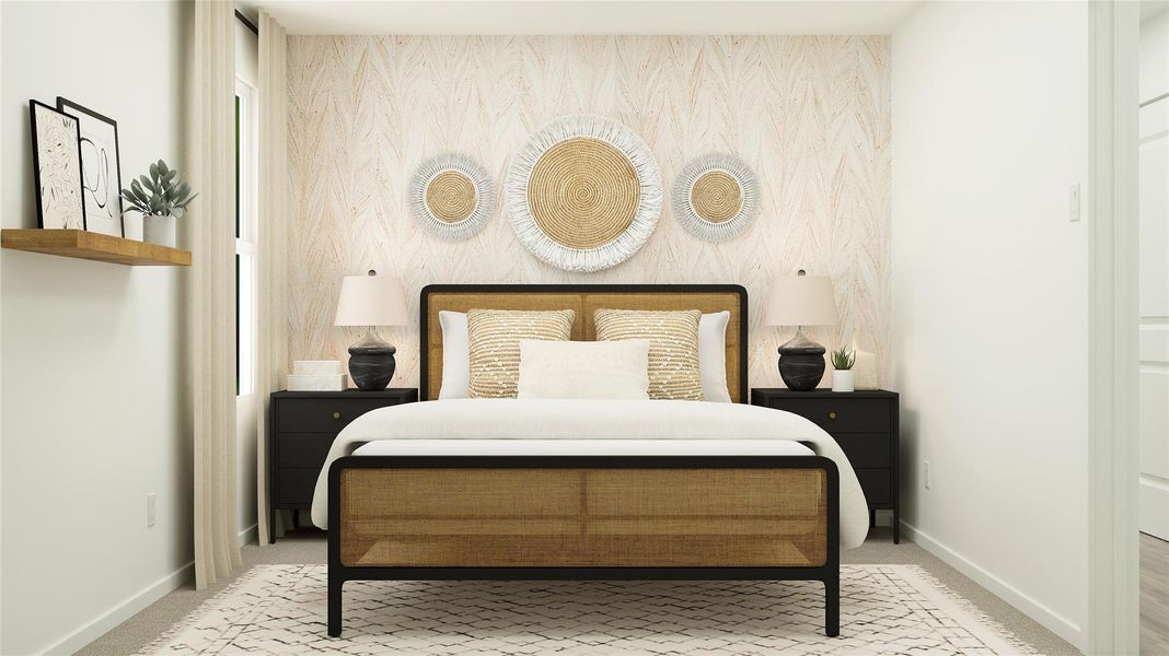 Furnished interior view inside a new home in Santa Fe Village, Cleveland (Image 4).