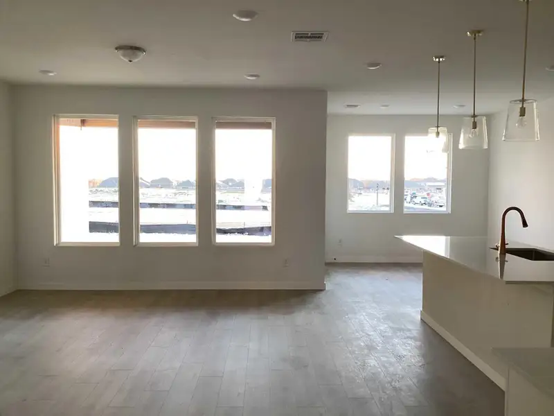 Open Kitchen-Living-Dining Room Construction Progress