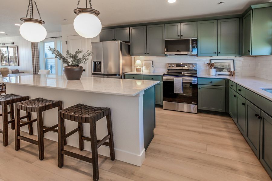 Representative furnished interior of a home built from the Marigold by Hartford Homes in Bloom, Fort Collins (Image 36).
