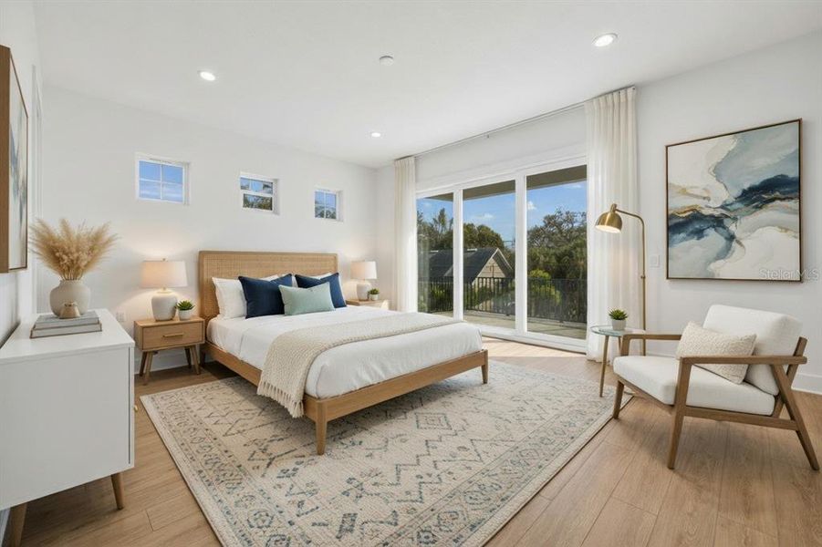 Furnished interior view inside a new home in , St. Petersburg (Image 17).