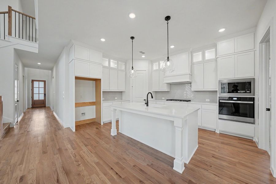 Furnished interior view inside a new home in Light Farms Brenham - 40' Lots, Celina (Image 6).