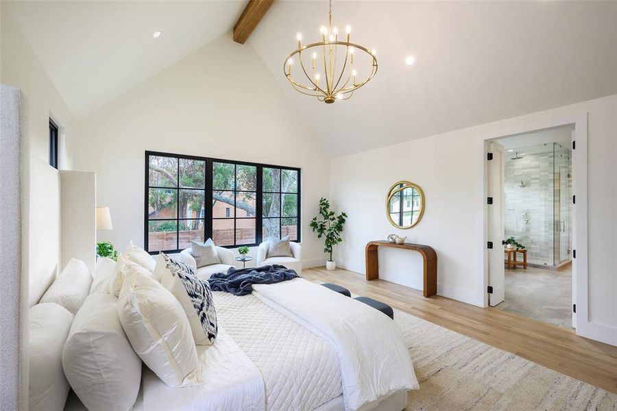 Furnished interior view inside a new home in , Dallas (Image 8).