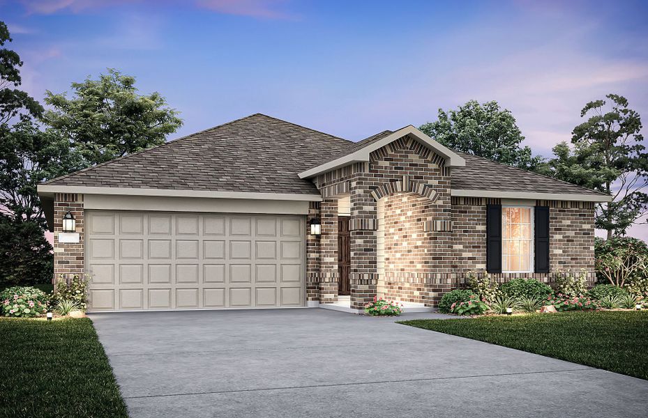 Representative exterior photo of a completed home built from the Killeen by Centex in Cottonwood, Howe, TX (Image 17).